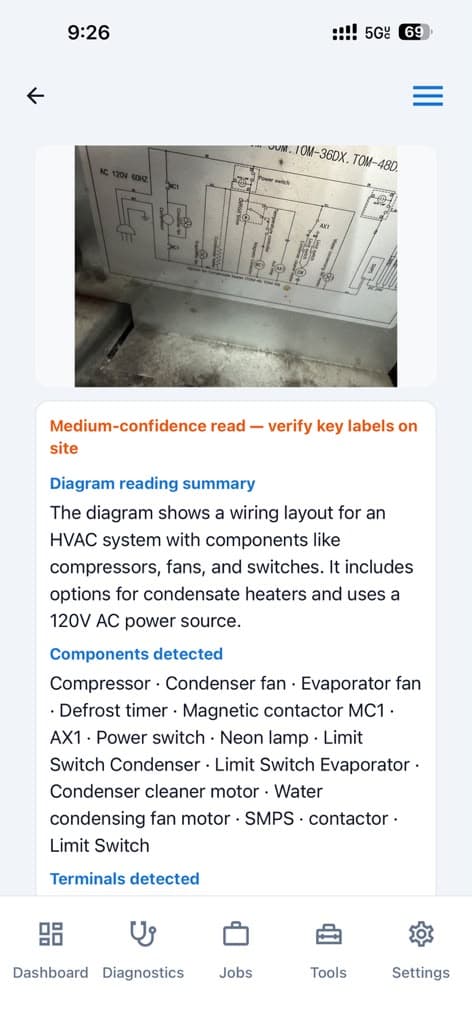 Electrical Diagram Assistant screenshot